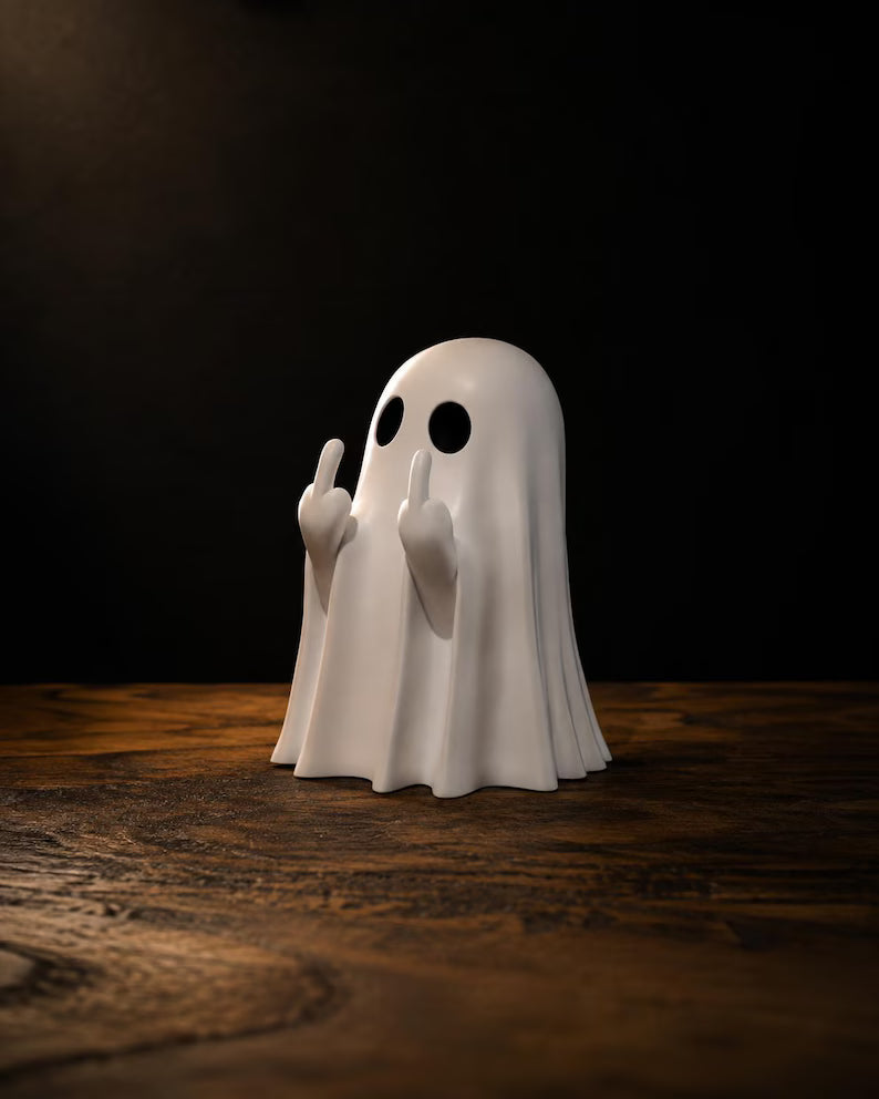 Boo You ghost figurine