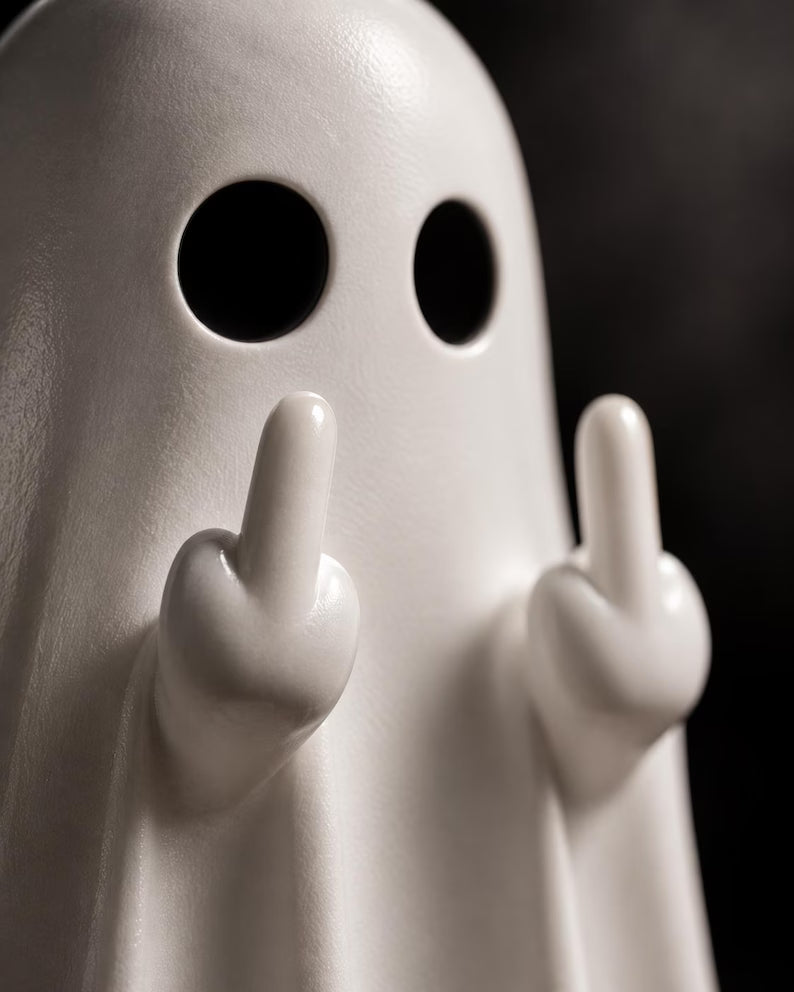 Boo You ghost figurine